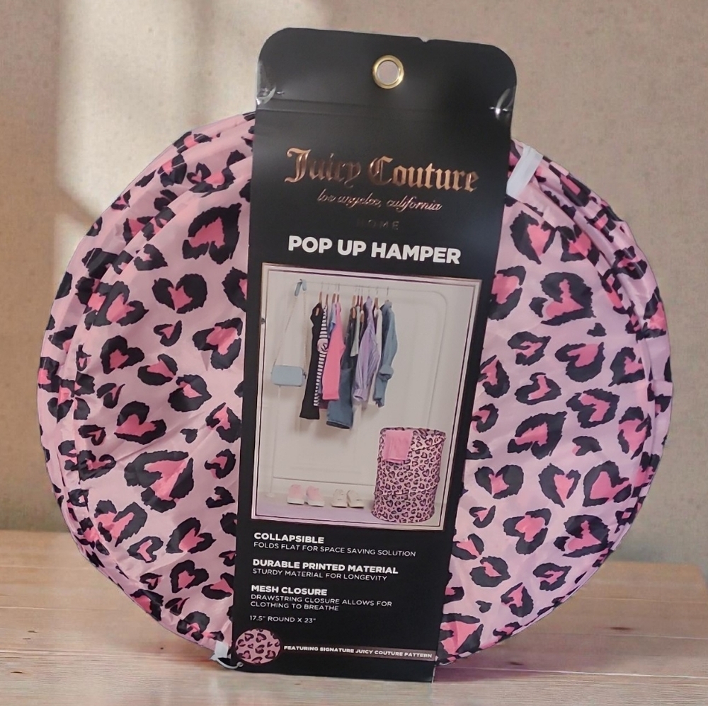 Juicy Couture Pink and Black Leopard Hamper